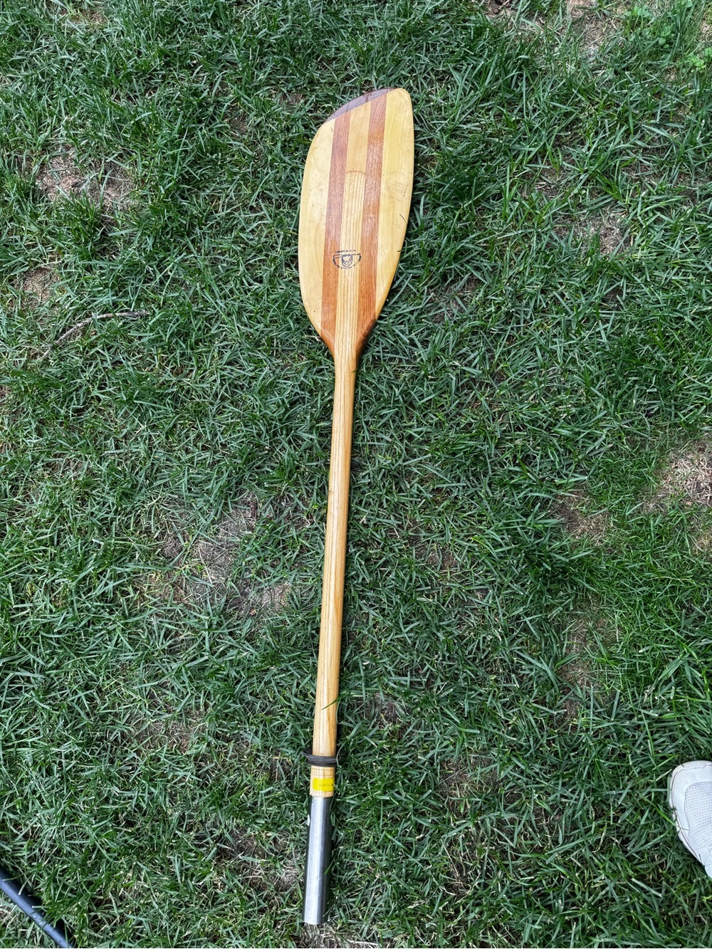 Grey Owl Mistrel Wooden Canoe/Kayak Paddle with Natural Finish -